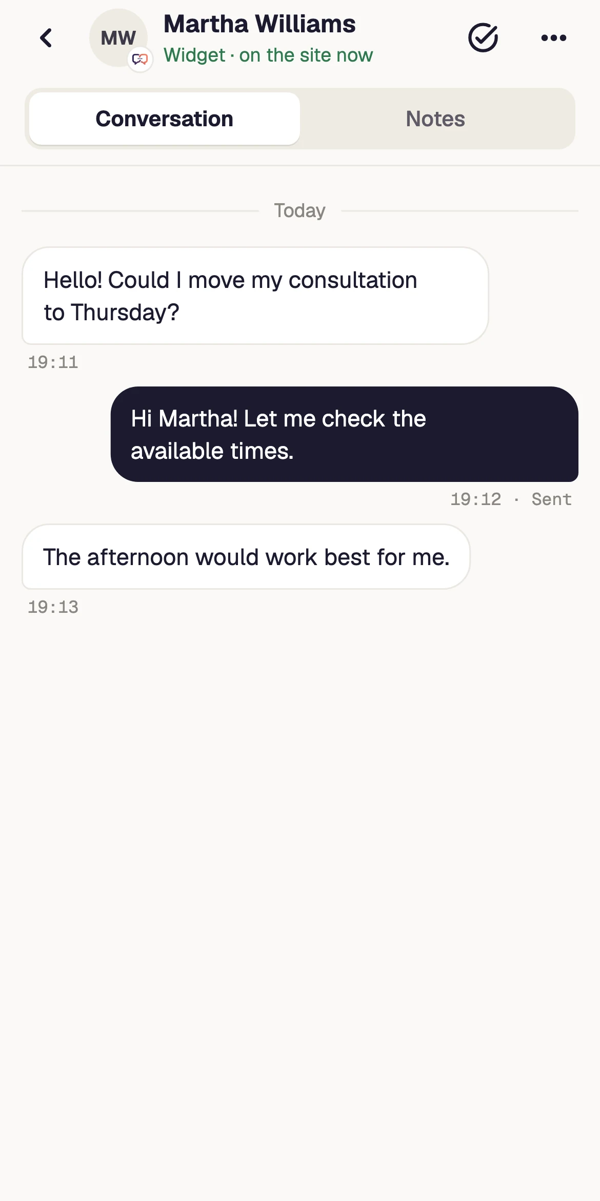 Copilot beside your reply — view with demonstration data